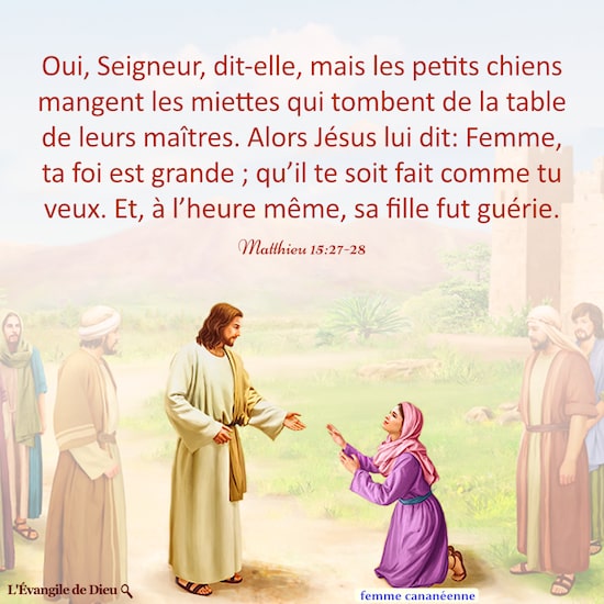 Évangile du jour — La puissance de la foi