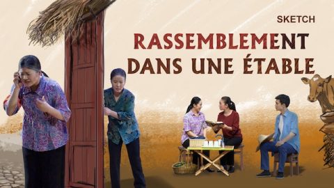 Nouveau sketch chrétien en français - Rassemblement dans une étable