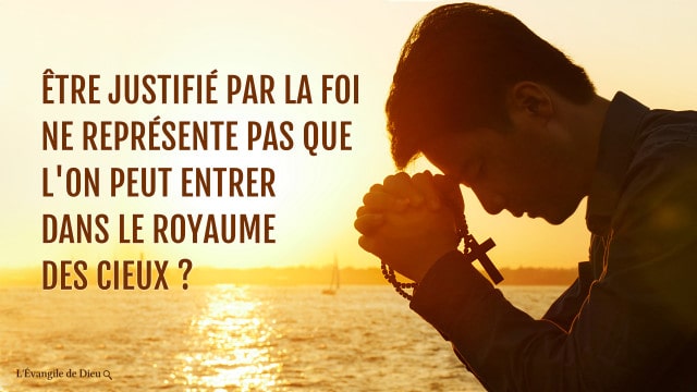 Après avoir compris le vrai sens de l’expression « étant justifié par la foi », j’ai accueilli le retour du Seigneur