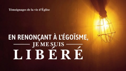 En renonçant à l'égoïsme, je me suis libéré
