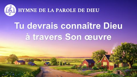 Tu devrais connaître Dieu à travers Son œuvre