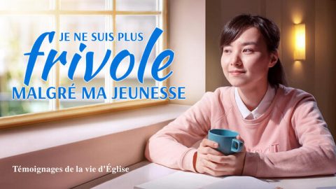 Je ne suis plus frivole malgré ma jeunesse